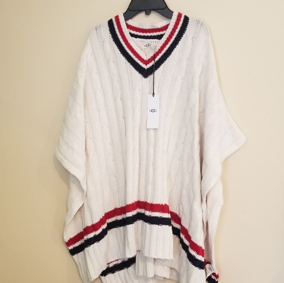 NWT UGG Weslynn Sweater Poncho - Picture 4 of 5